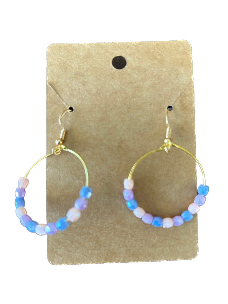 Lightweight bead earrings for girls