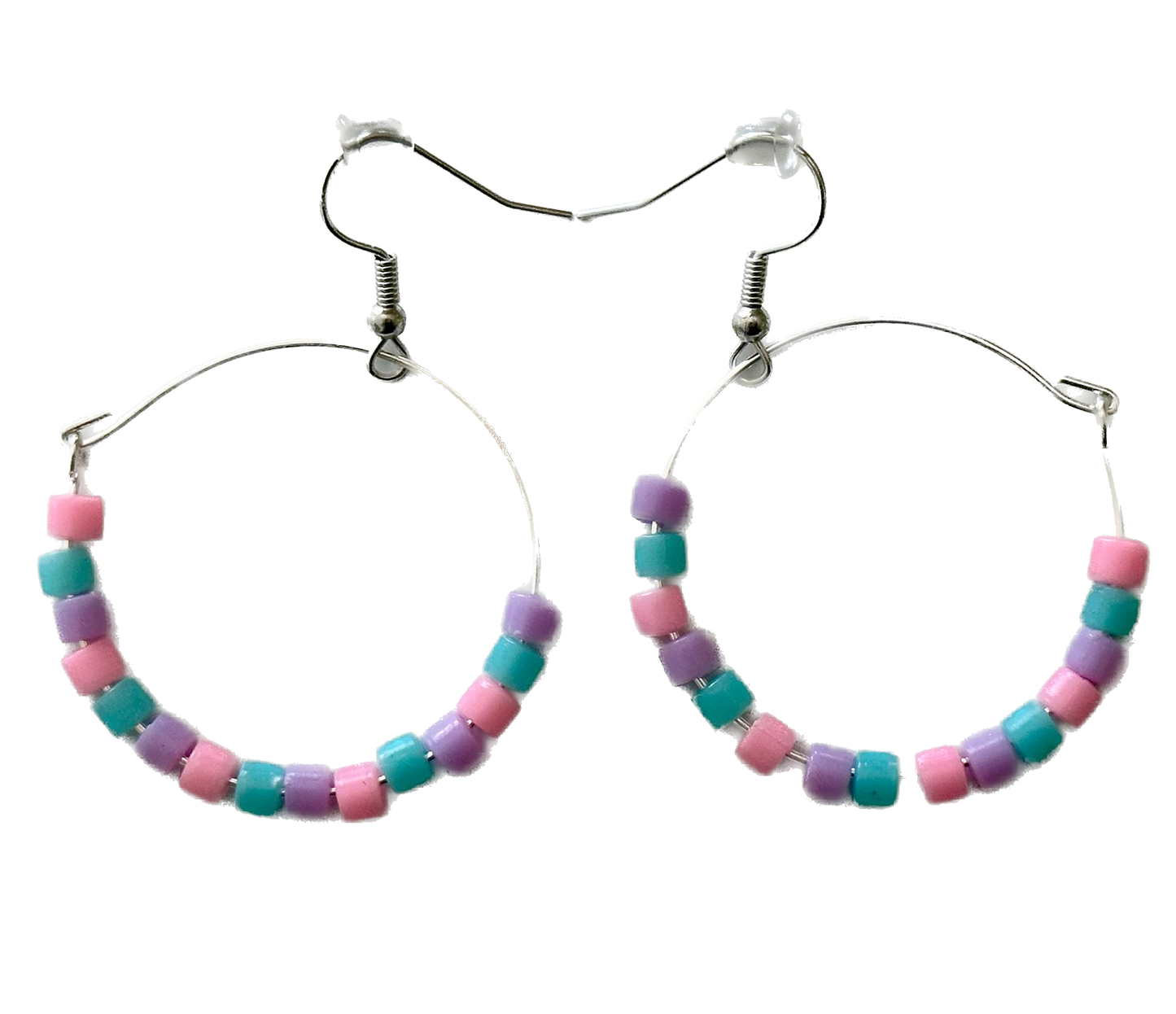 Lightweight bead earrings for girls